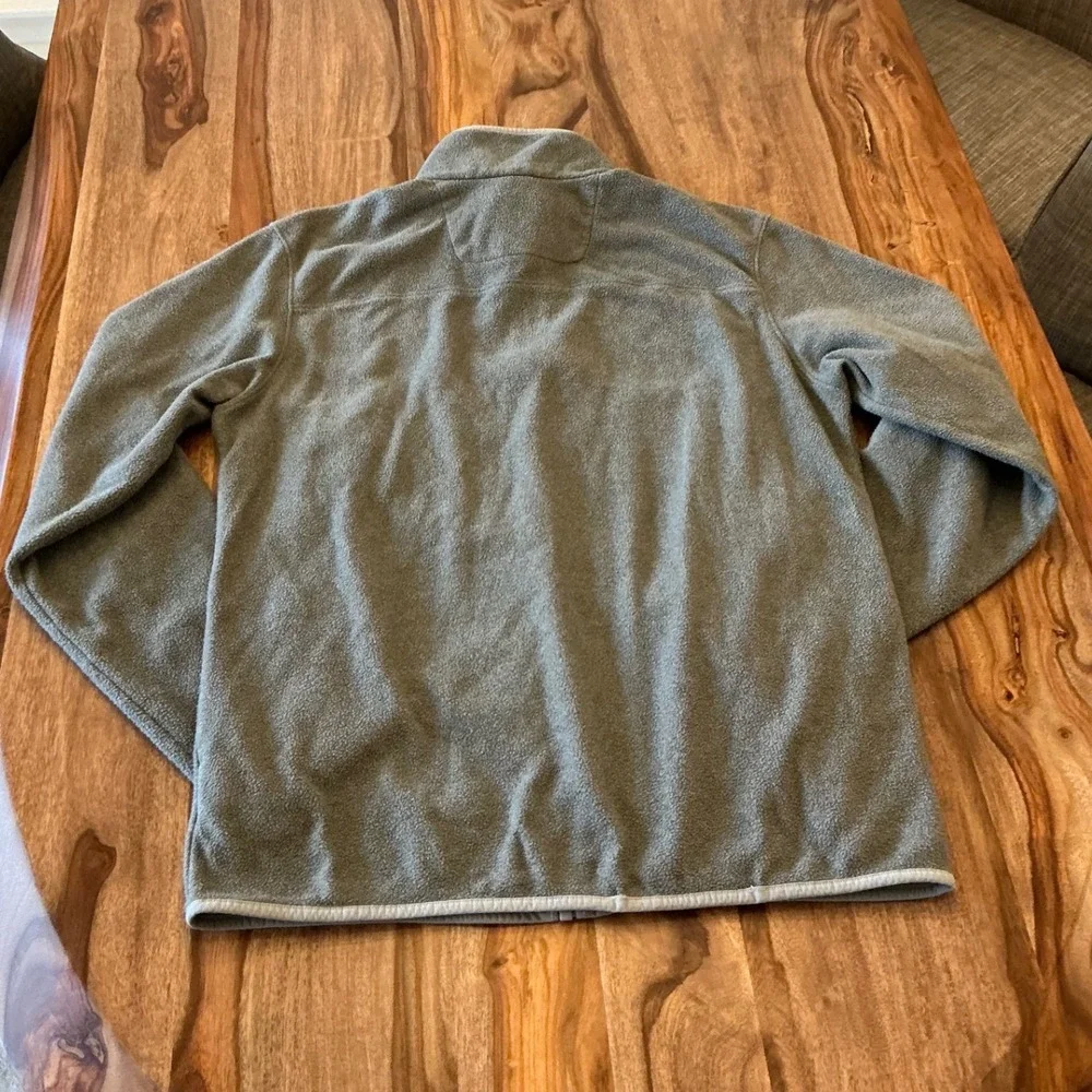The North Face Glacier Alpine Jacket Mens M Gray Full Zip Fleece Hiking NF0A3MFV